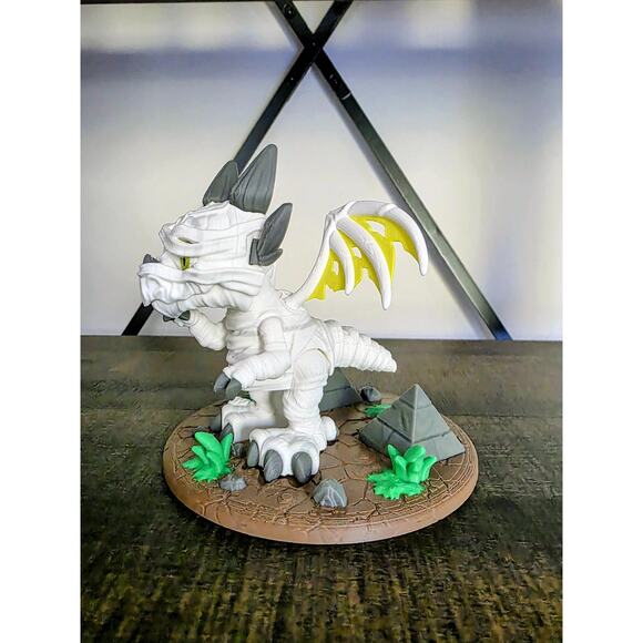 Tutankiss the Mummy Dragon 3d Figure with Base - Picture 4 of 8